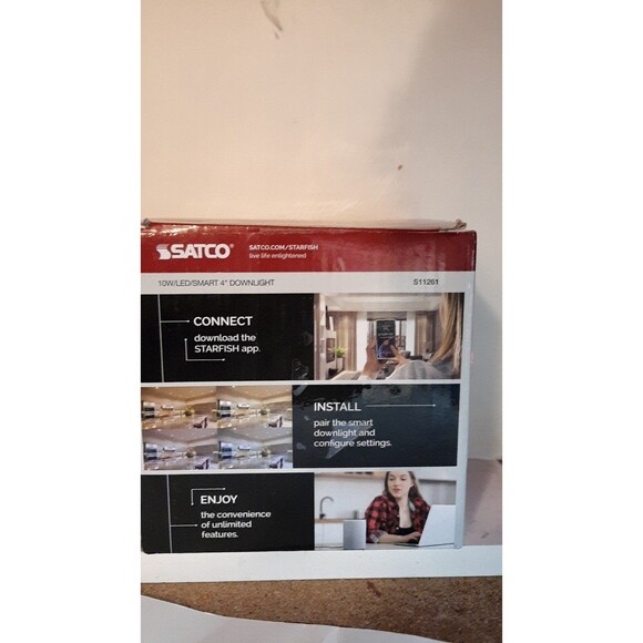 Satco Starfish Wifi Smart 4" Dimmable Downlight S11261 - Picture 2 of 3